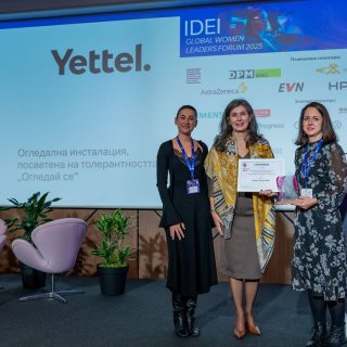 Инсталацията „Огледай се“ на Yettel спечели първо място в Годишните награди на Съвета на жените в бизнеса в България