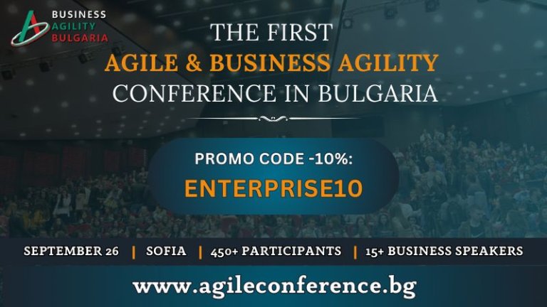 Трансформирайте бизнес лидерството с Business Agility Bulgaria 2024